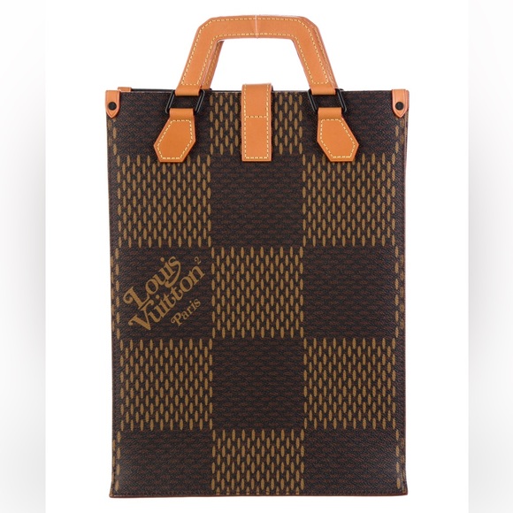 Authentic Louis Vuitton Giant Damier Ebene Monogram Mini Tote amazing condition - Picture 2 of 4